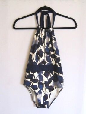 SHAN High Halter Neck One Piece Bathing Suit